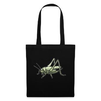 sauterelle - Sac en tissu - noir - Devant