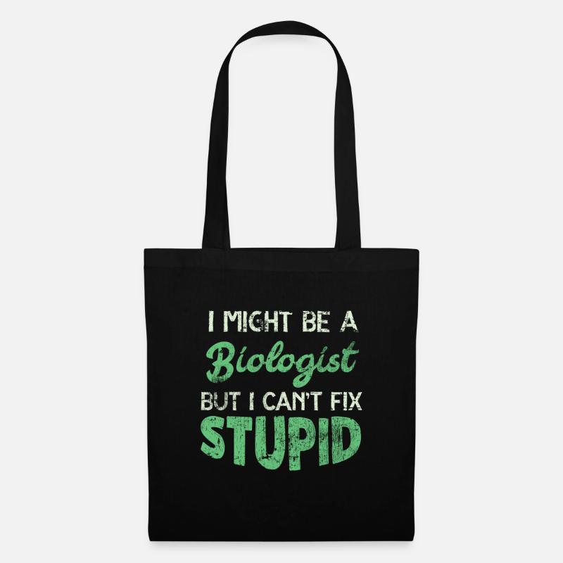 Biologie - Stoffbeutel - Schwarz