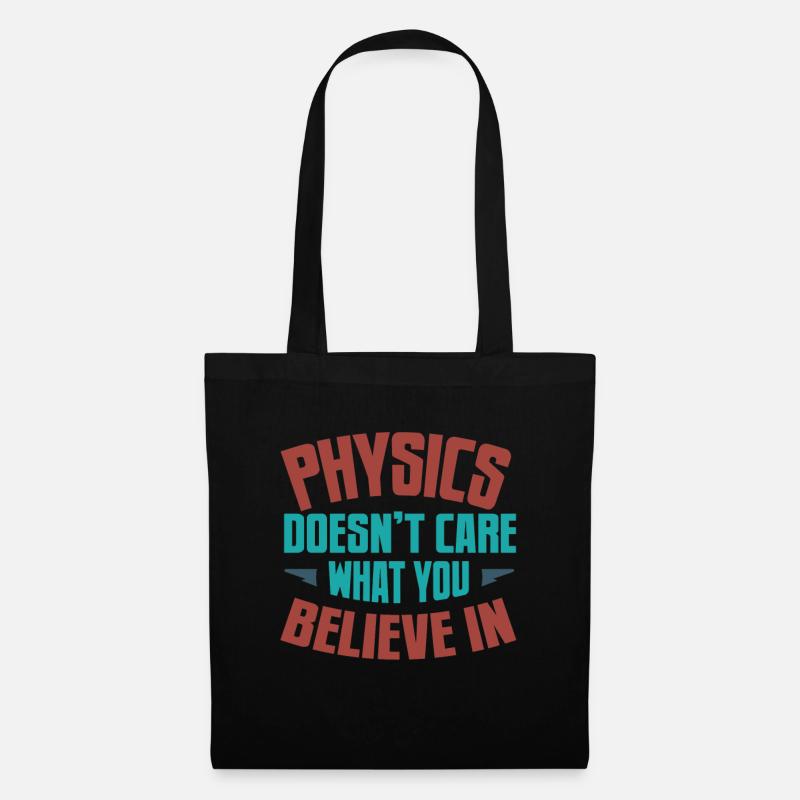 physics - Tote Bag - black