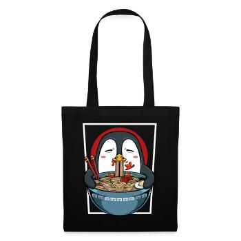 Magie des nouilles manchots - Sac en tissu - noir - Devant