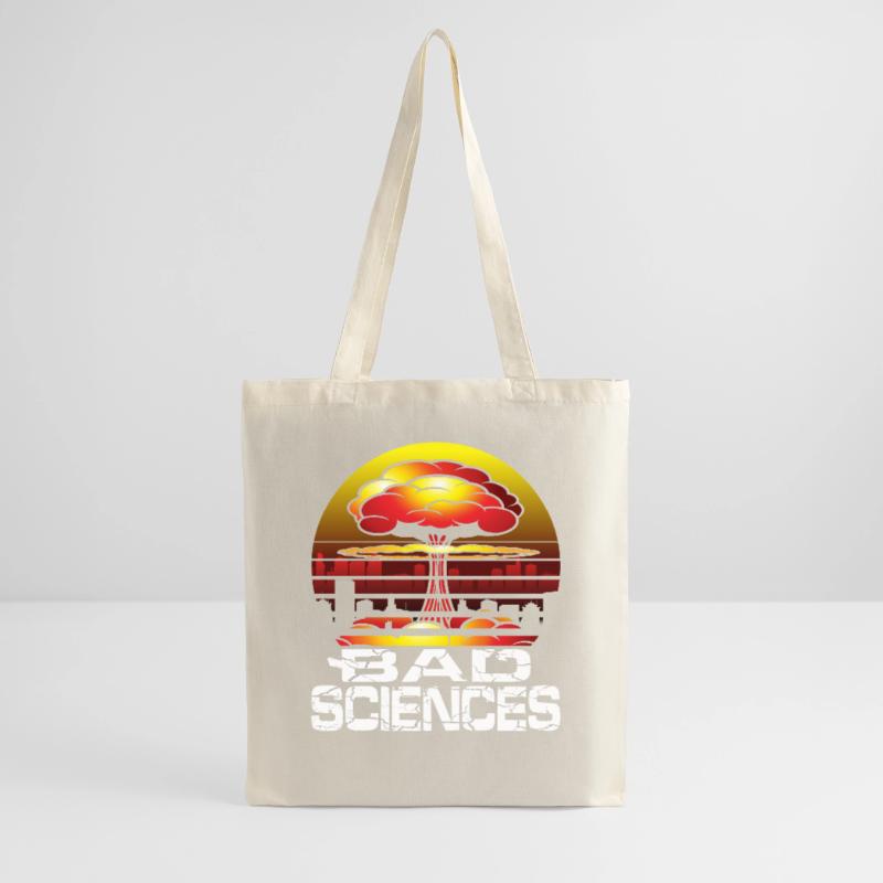 Evil Science Atom Physicist Atomic Bomb Gift Stoffveske