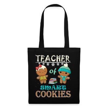 Teacher Of Smart Cookies Christmas Teacher Cookies - Tote Bag - black - Front