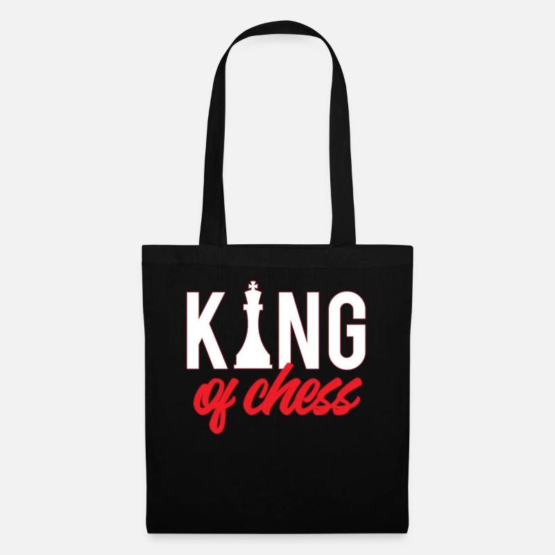 Jeu de société d’échecs - Sac en tissu - noir