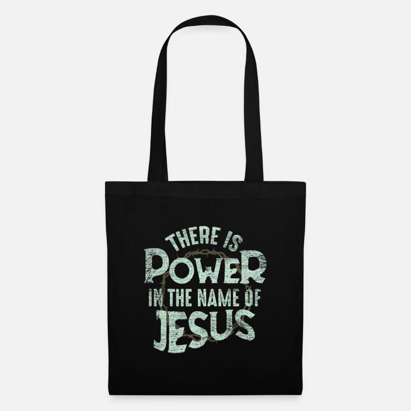 Jésus - Sac en tissu - noir
