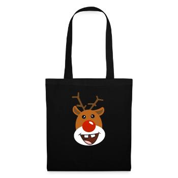 Christmas reindeer - Tote Bag - black - Front