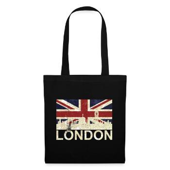 London, England flag - Tote Bag - black - Front