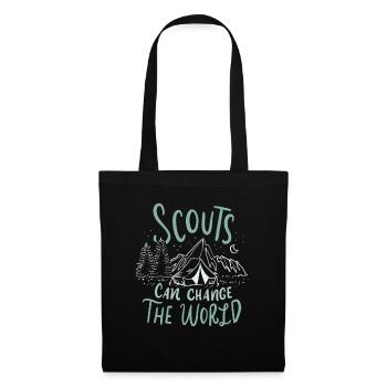 Scout camping tents gift - Tote Bag - black - Front