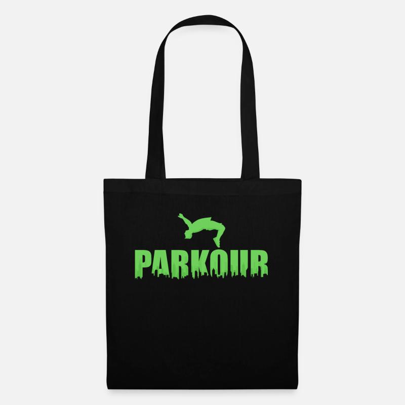 Parkour Running - Sac en tissu - noir