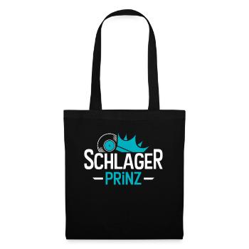 Schlager Prinz - Stoffbeutel - Schwarz - Vorne