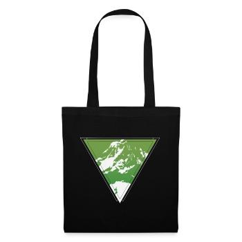 Résumé de la montagne - Sac en tissu - noir - Devant