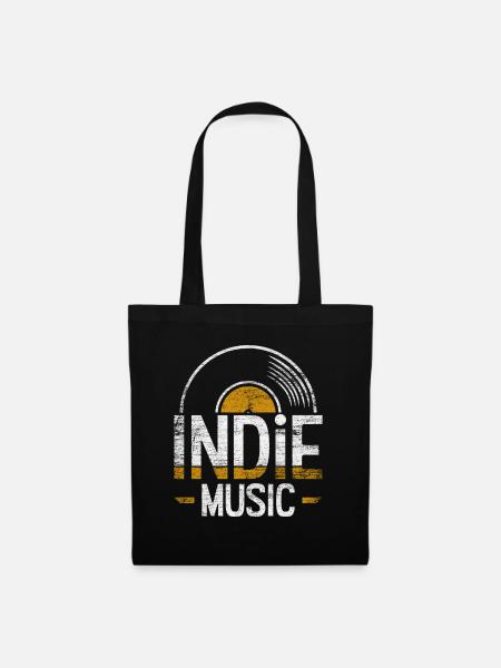 Indie rock music - Tote Bag - black