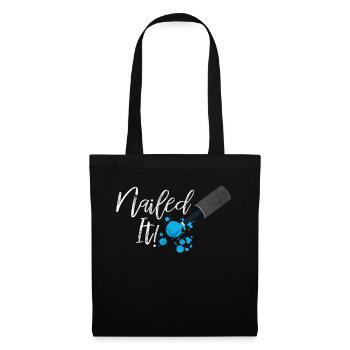 Nailed It Farbexplosion - Stoffbeutel - Schwarz - Vorne