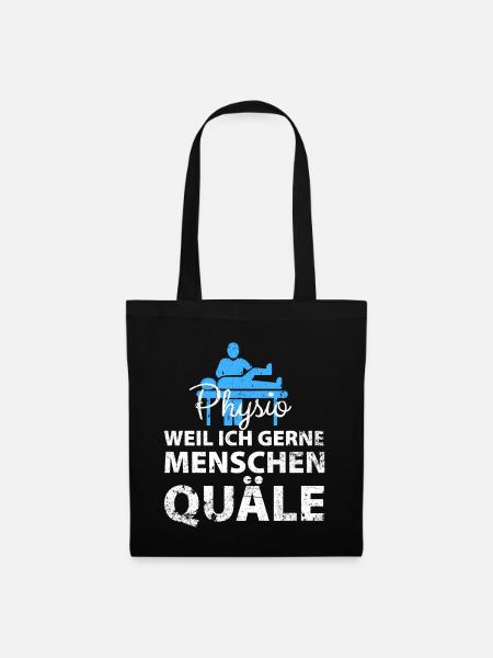 Physiotherapeut Physiotherapie Physio - Stoffbeutel - Schwarz