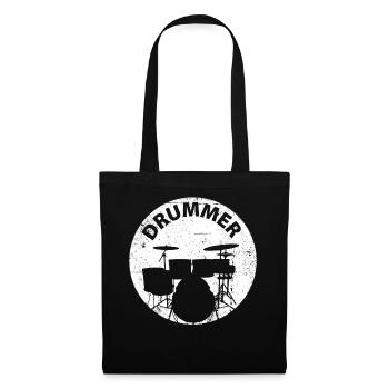 Drummer Drum Drum Drums - Tote Bag - black - Front