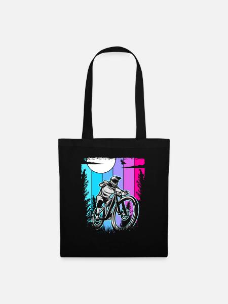 Downhill Biker Mountainbike - Stoffbeutel - Schwarz