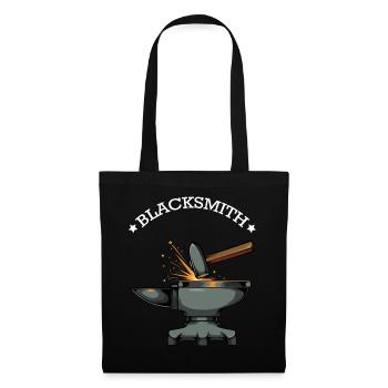 Forge Sparks and Anvil - Tote Bag - black - Front