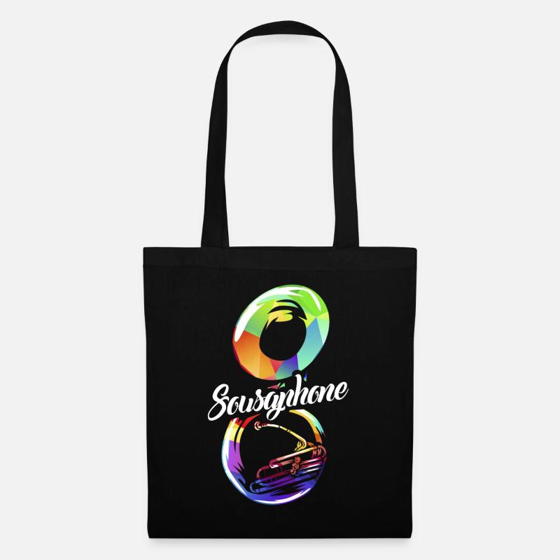 Sousaphon Geschenk - Stoffbeutel - Schwarz