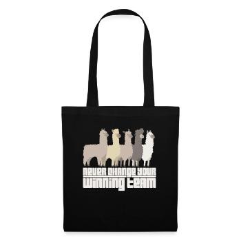 Alpaca herd - Tote Bag - black - Front