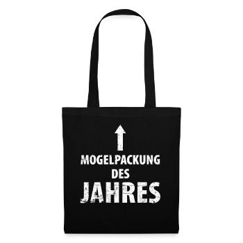 Mogelpackung des Jahrer - Stoffbeutel - Schwarz - Vorne