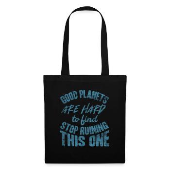 Climate protection - Tote Bag - black - Front