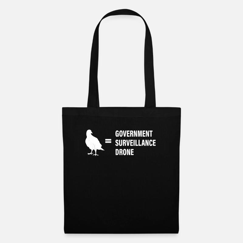 Birds Aren't Real - Stoffbeutel - Schwarz