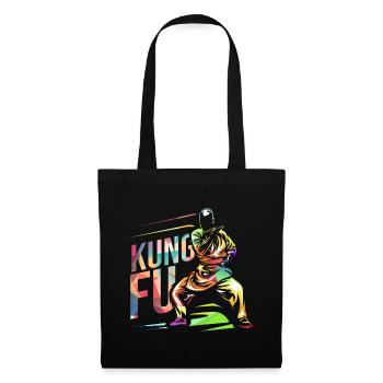 Kung Fu - Stoffbeutel - Schwarz - Vorne