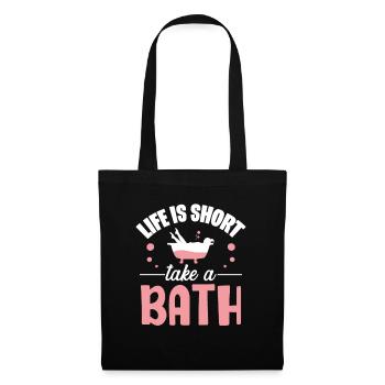 Bath tub bathroom - Tote Bag - black - Front