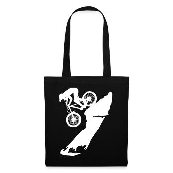 MTB downhill - Tote Bag - black - Front