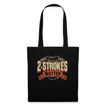 Two-stroke motorcycle moped moped gift - Tote Bag - black - Front