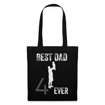 Meilleure idée cadeau d'anniversaire papa - Sac en tissu - noir - Devant