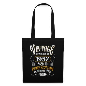 Birthday born in 1957 - Tote Bag - black - Front