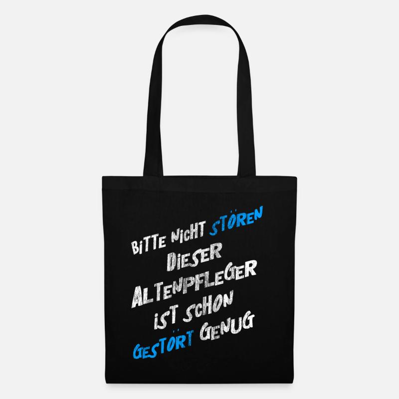 Altenpfleger - Pflege - Stoffbeutel - Schwarz