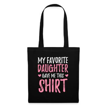 Maman et fille maman maman cadeau de fête des mères - Sac en tissu - noir - Devant