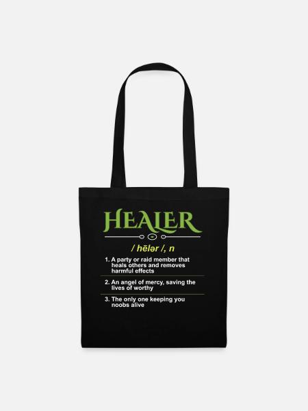 Heiler Definition Gamer - Stoffbeutel - Schwarz
