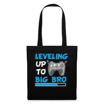 Frère jeunes frères et sœurs bébé anniversaire cadeau - Sac en tissu - noir - Devant