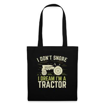 Tractor agriculture farmer gift - Tote Bag - black - Front