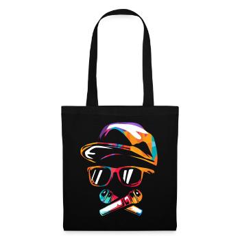 Hip hop - Sac en tissu - noir - Devant