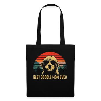 MEILLEURE MAMAN DOODLE JAMAIS - Sac en tissu - noir - Devant