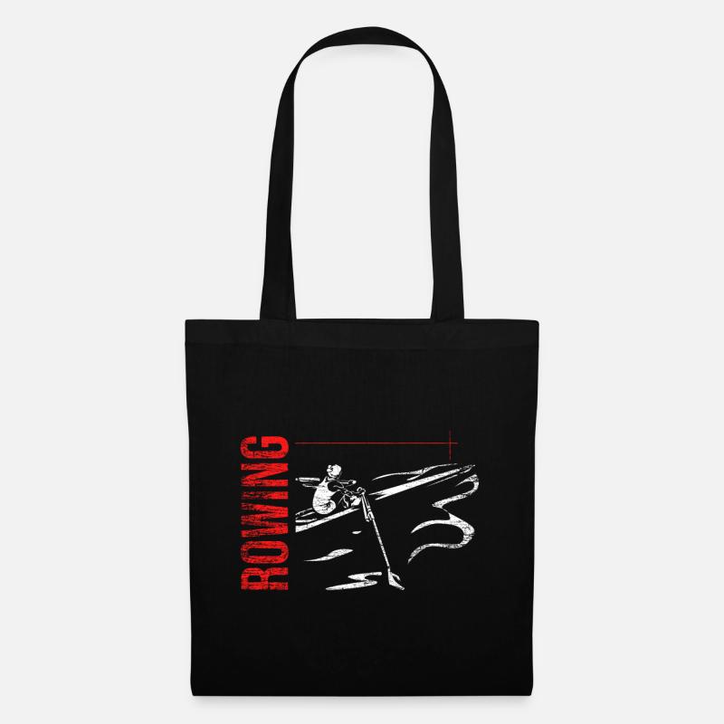 rowing - Tote Bag - black