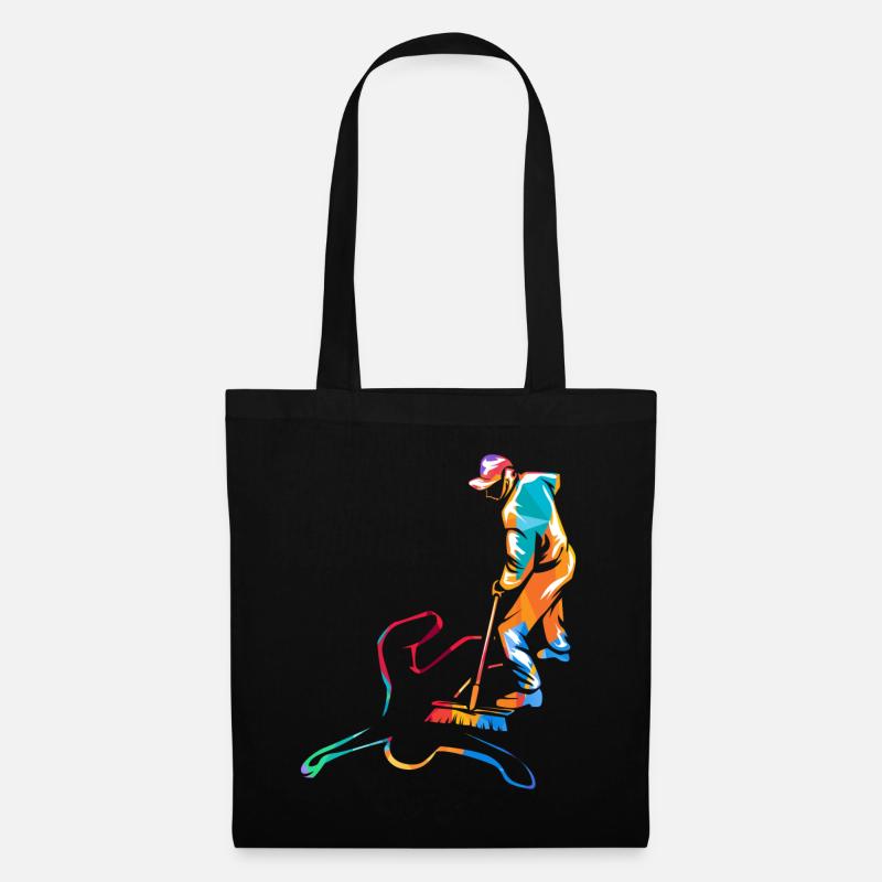 Tatortreiniger Geschenk - Stoffbeutel - Schwarz