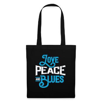 Blues - Stoffbeutel - Schwarz - Vorne