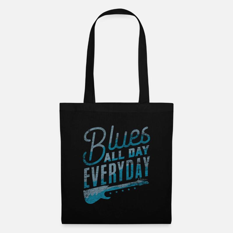 blues - Tote Bag - black