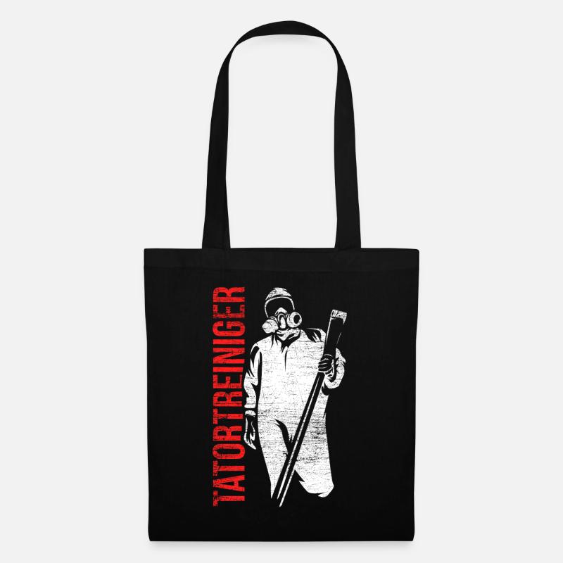 Tatortreiniger Geschenk - Stoffbeutel - Schwarz