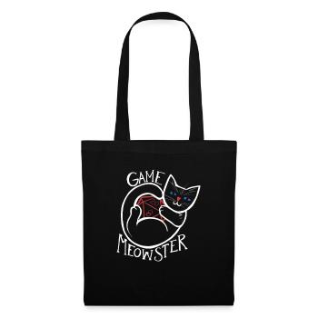game meowster cat - Tote Bag - black - Front