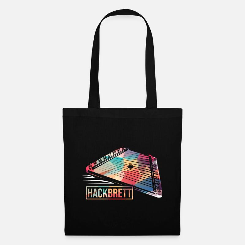 Hackbrett - Stoffbeutel - Schwarz