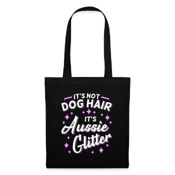 Australie Shepherd maman maîtresse chien - Sac en tissu - noir - Devant