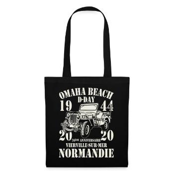 Omaha Beach D-Day 1944-2020 76th Anniversary - Tote Bag - black - Front