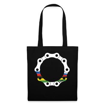 Collier Coupe du monde blanc - Sac en tissu - noir - Devant