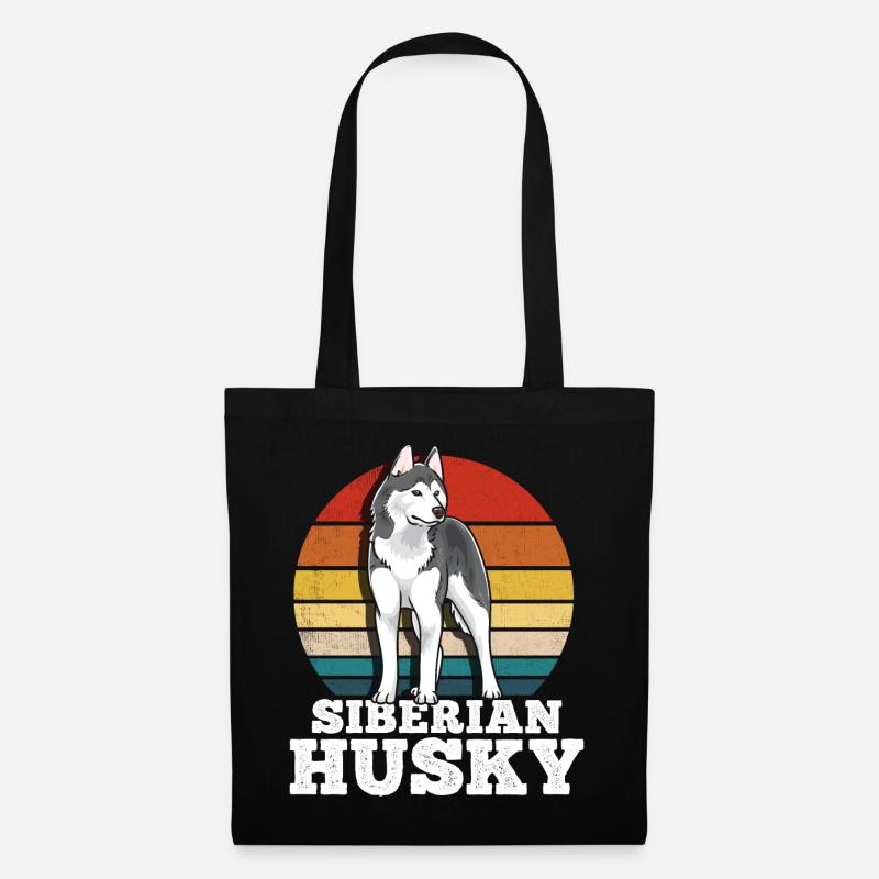 Husky - Stoffbeutel - Schwarz