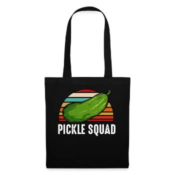 Pickle Squad Retro Sunset - Stoffbeutel - Schwarz - Vorne